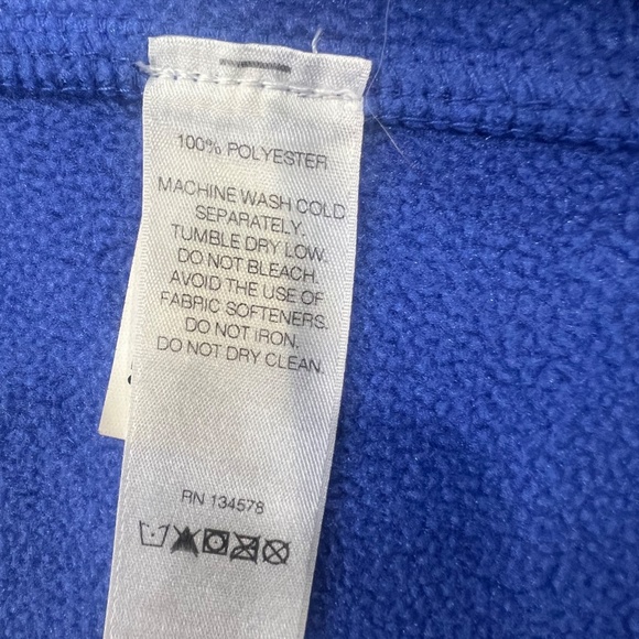 Vineyard Vines Women's Shep Fleece Vest, Blue/Mint Green, Size Small - Picture 11 of 12